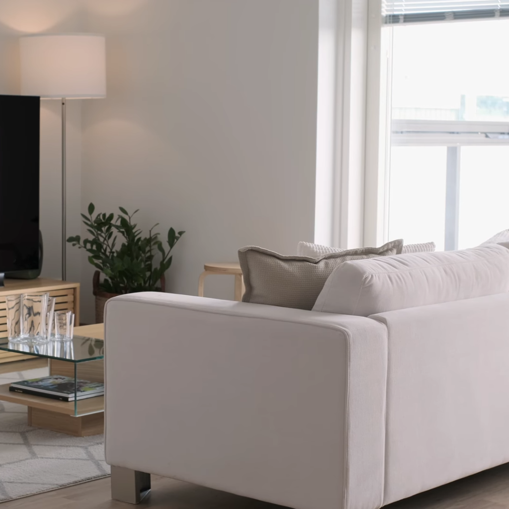 Apartment with large TV