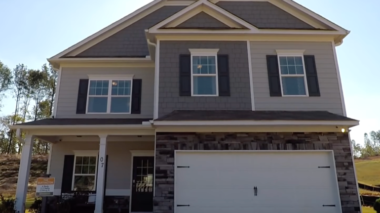 House with garage in USA
