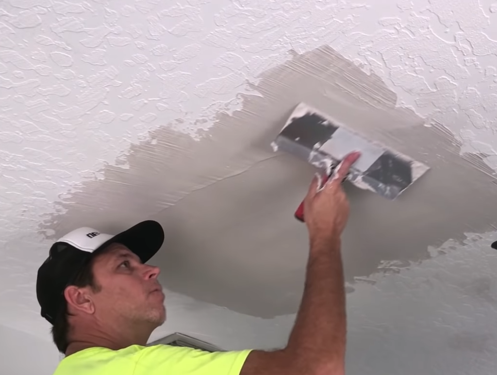 Adding mud to drywall