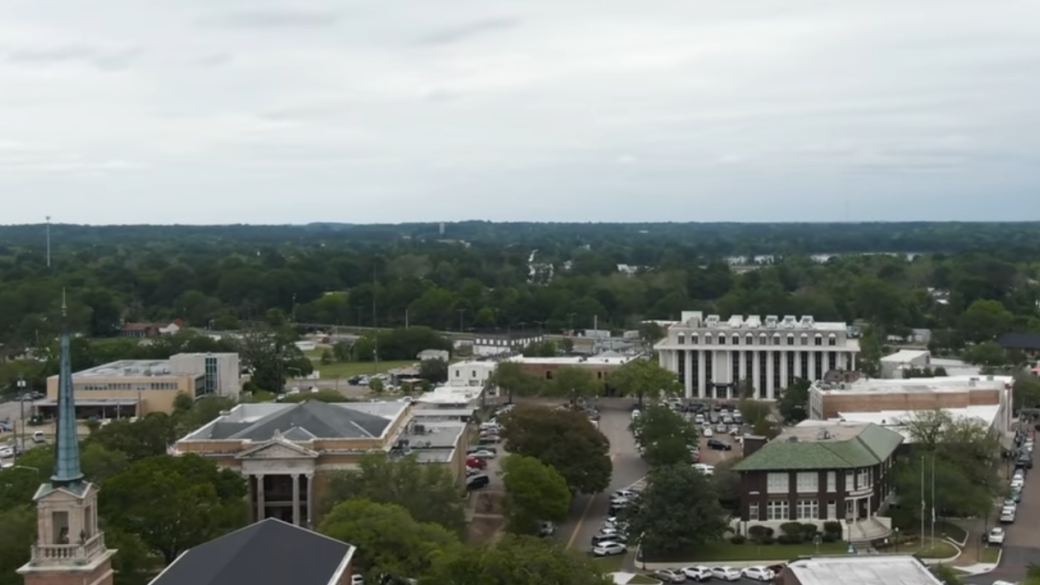 Mississippi view from the sky