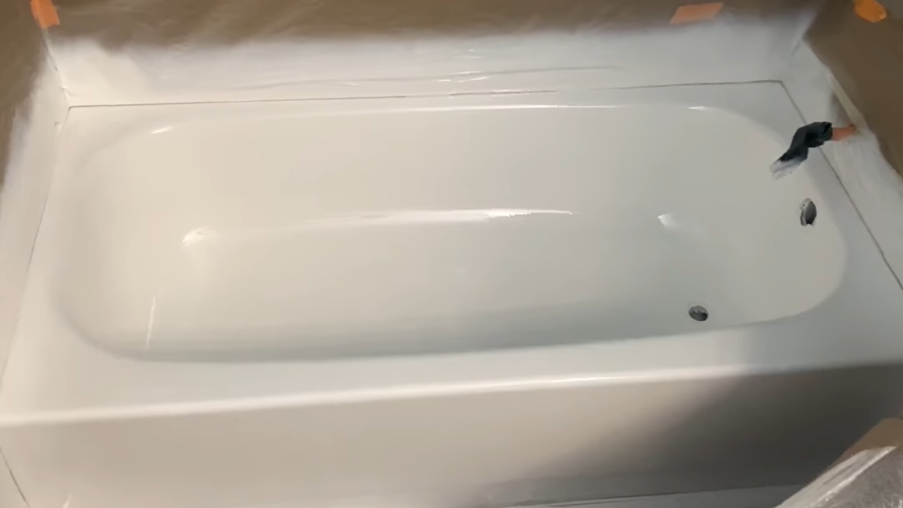 reglazed bathtub