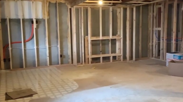 Basement renovation