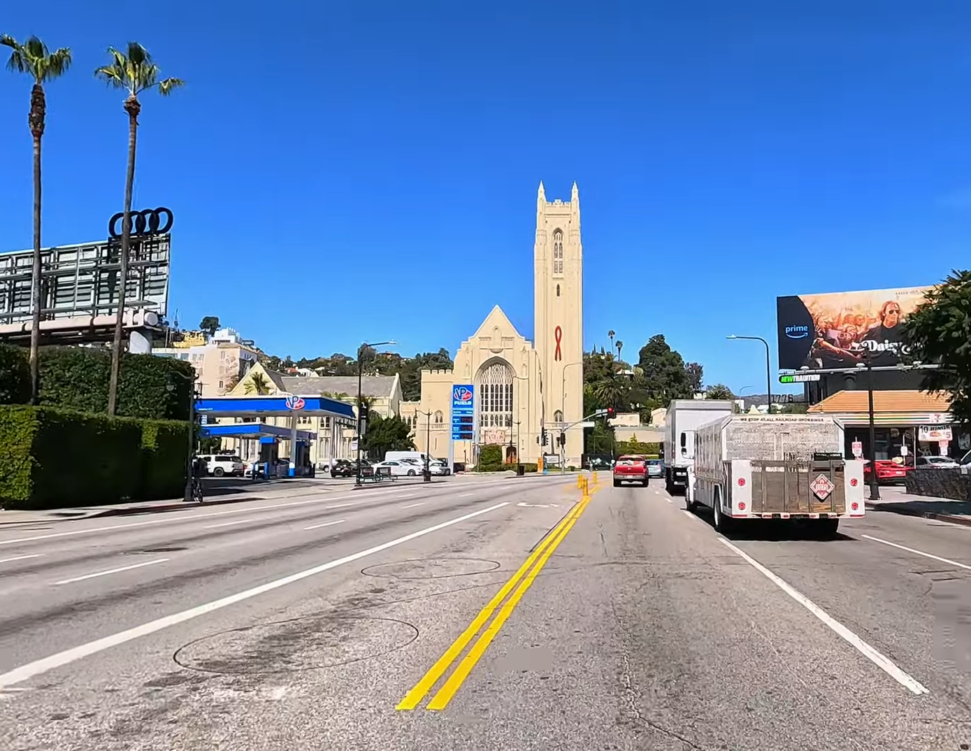 A drive though Hollywood LA