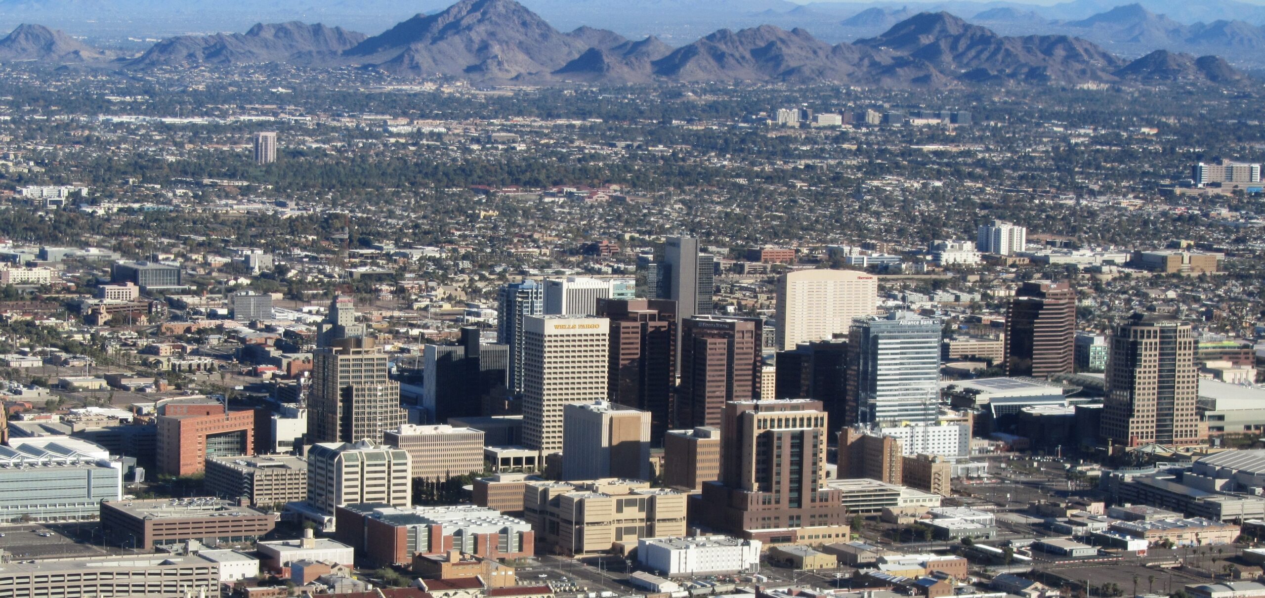 View of Buildings in downtown Phoenix Arizona