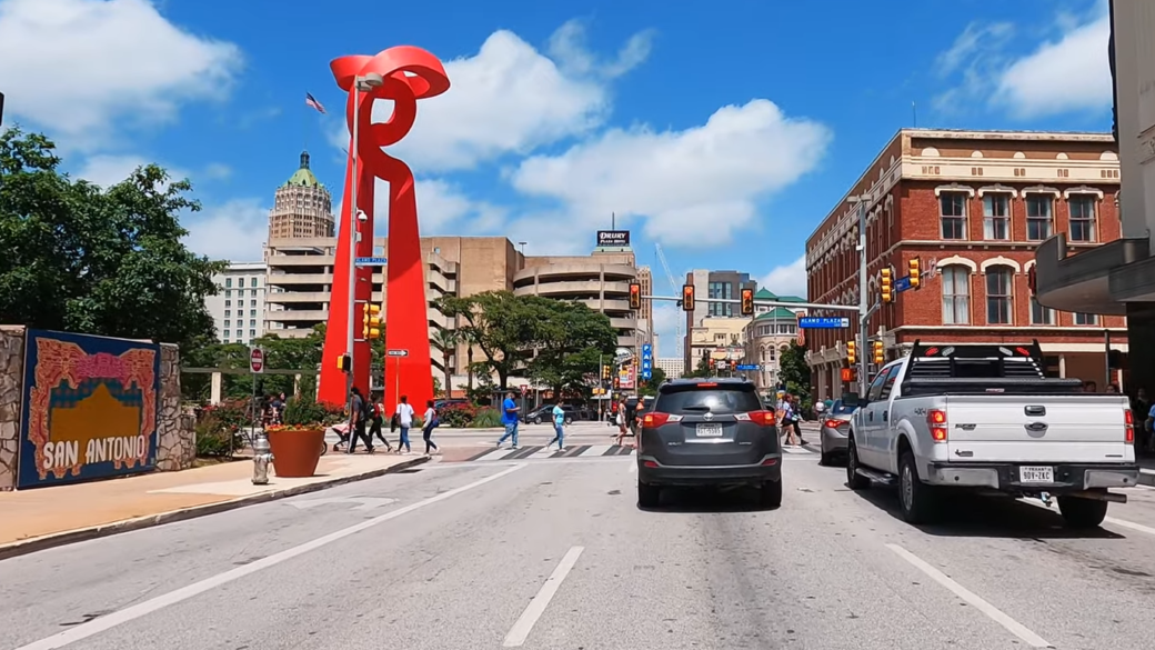 drive through San Antonio