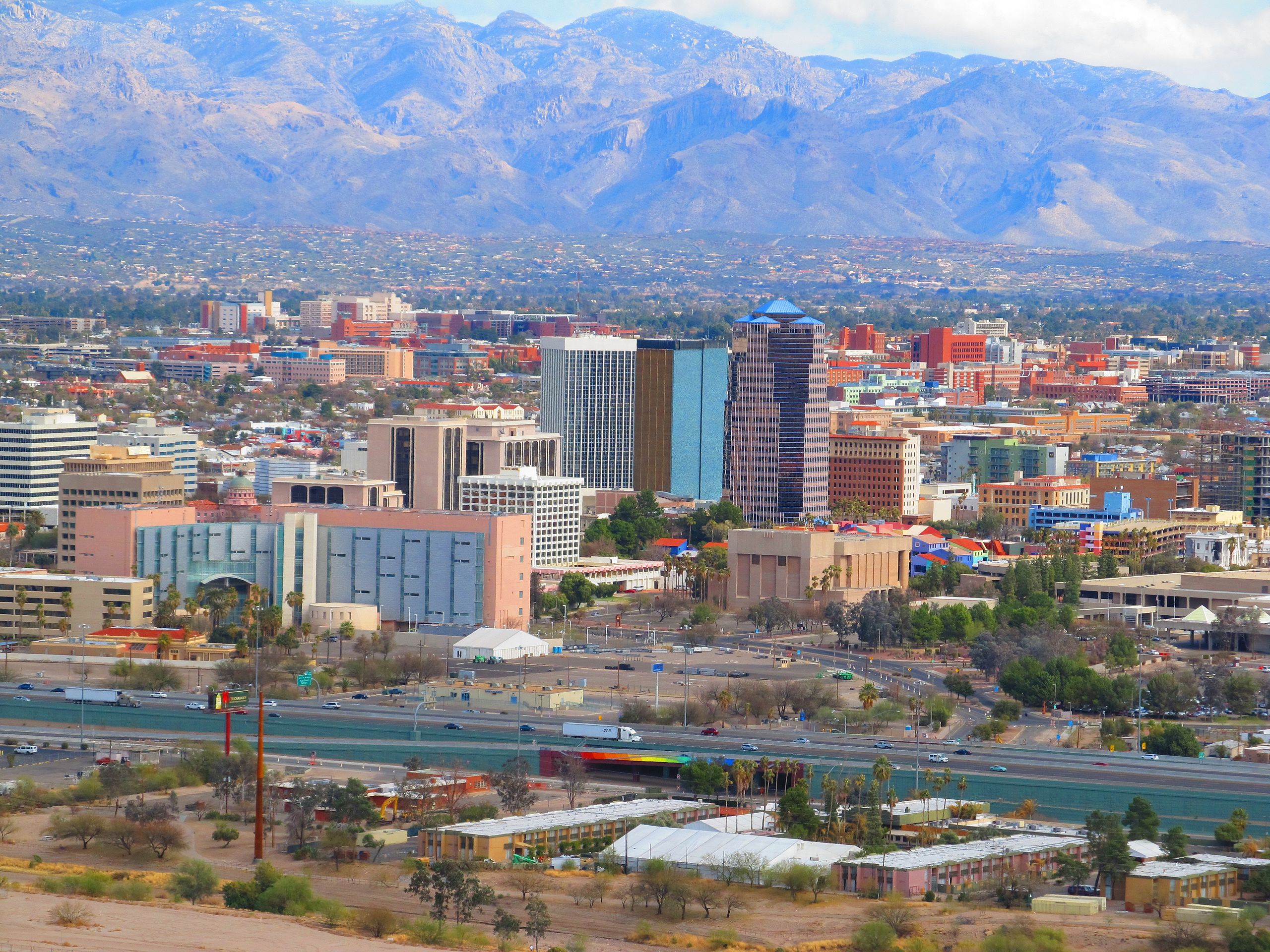 View of Buildings in Tucson Arizona