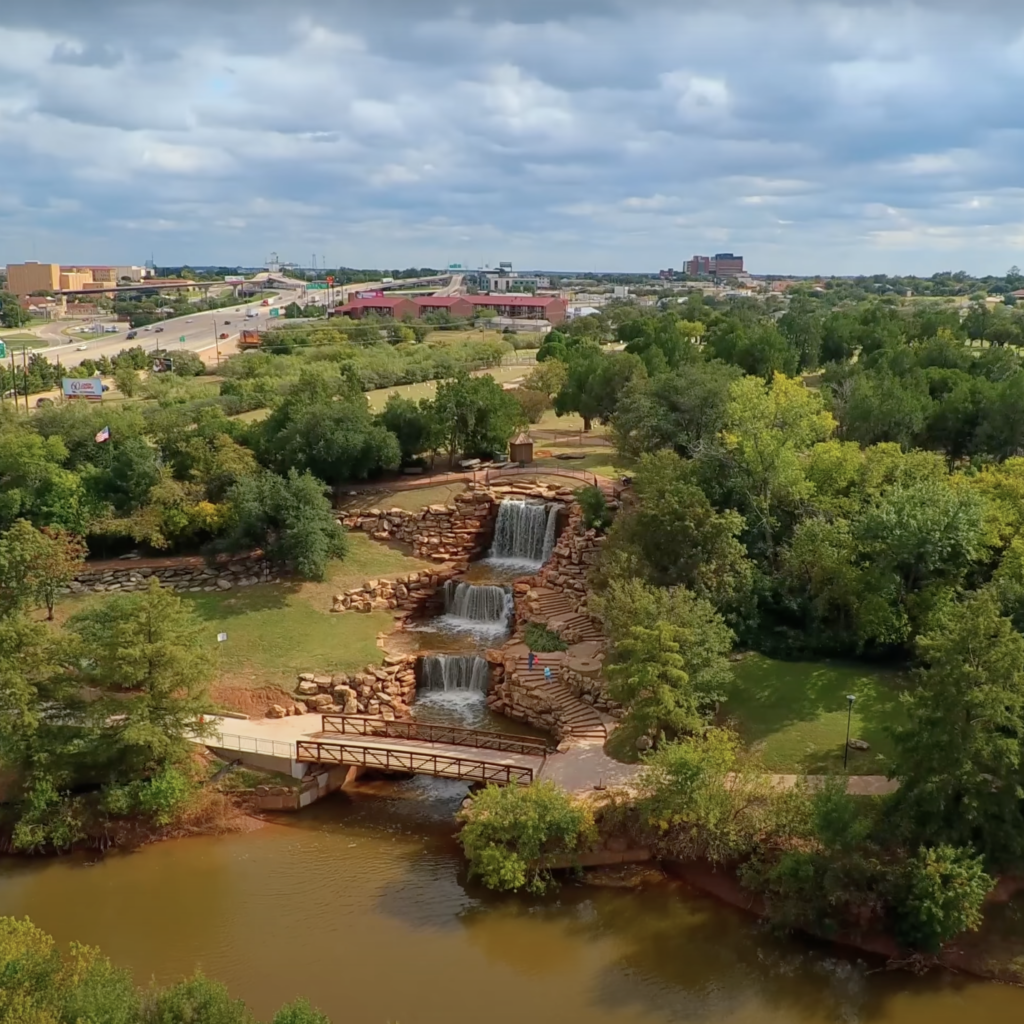 Wichita Falls Texas aerial view
