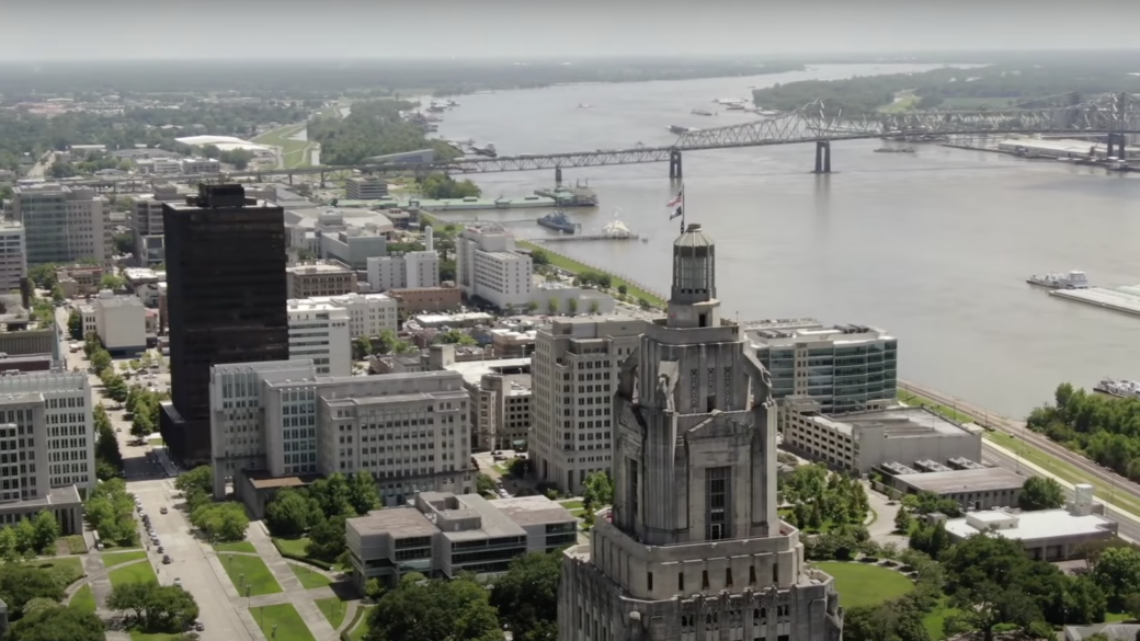 Baton Rouge aerial view