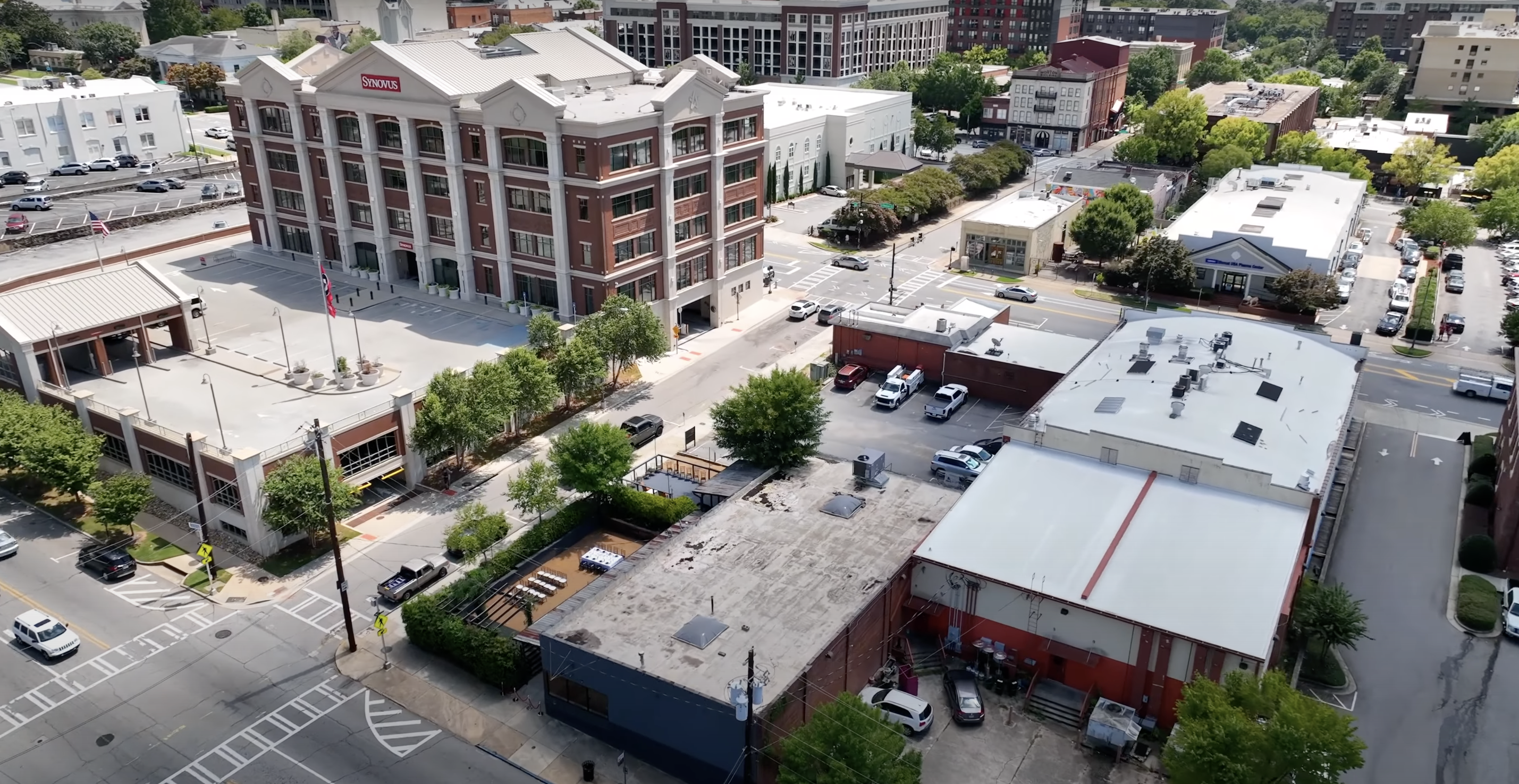 Athens Georgia aerial view