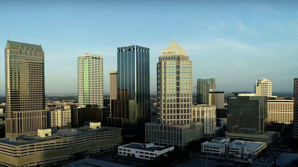 Tampa aerial view