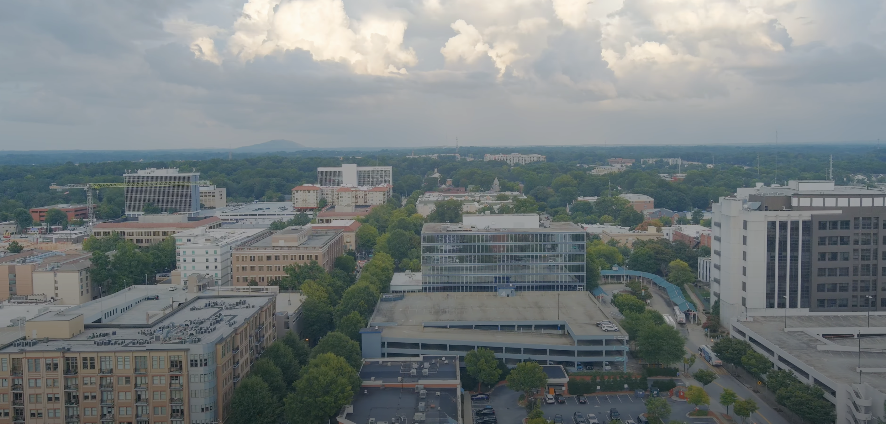 Decatur Georgia aerial view