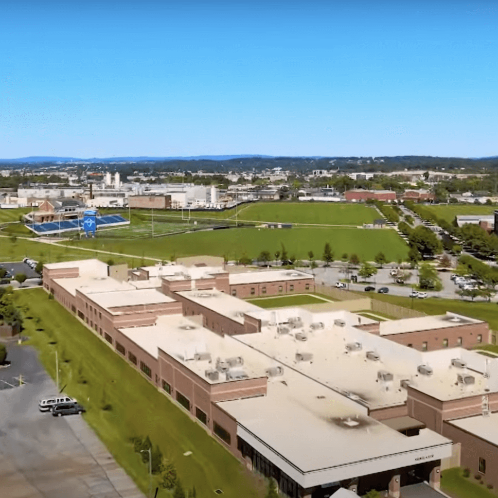 Lancaster aerial view