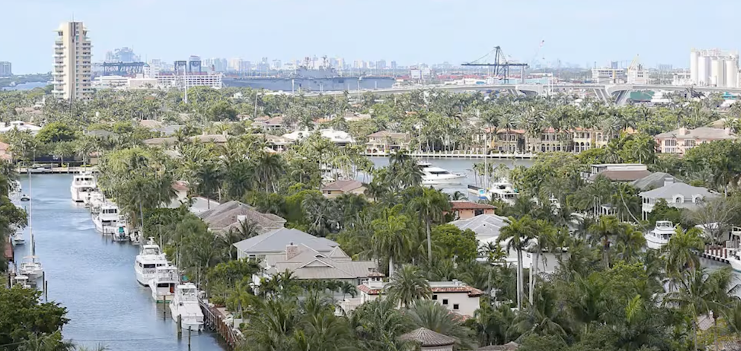 Lauderdale Lakes aerial view