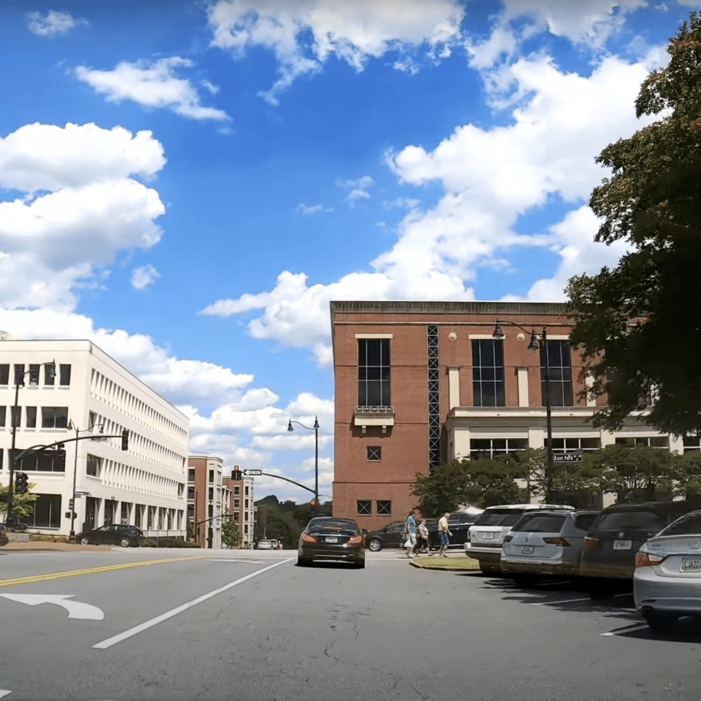 Downtown Marietta, Georgia.