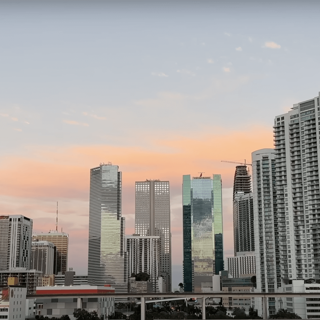 Miami downtown view