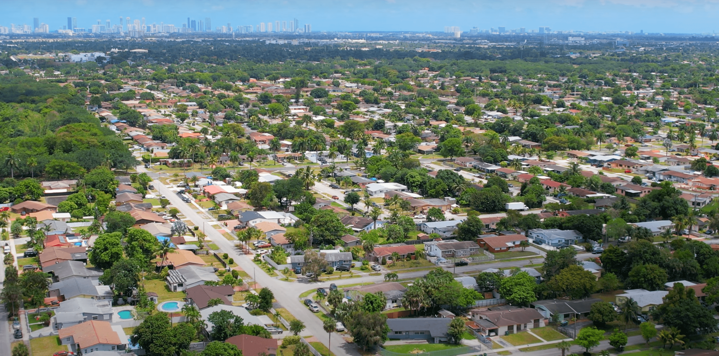 Miami Gardens aerial view 