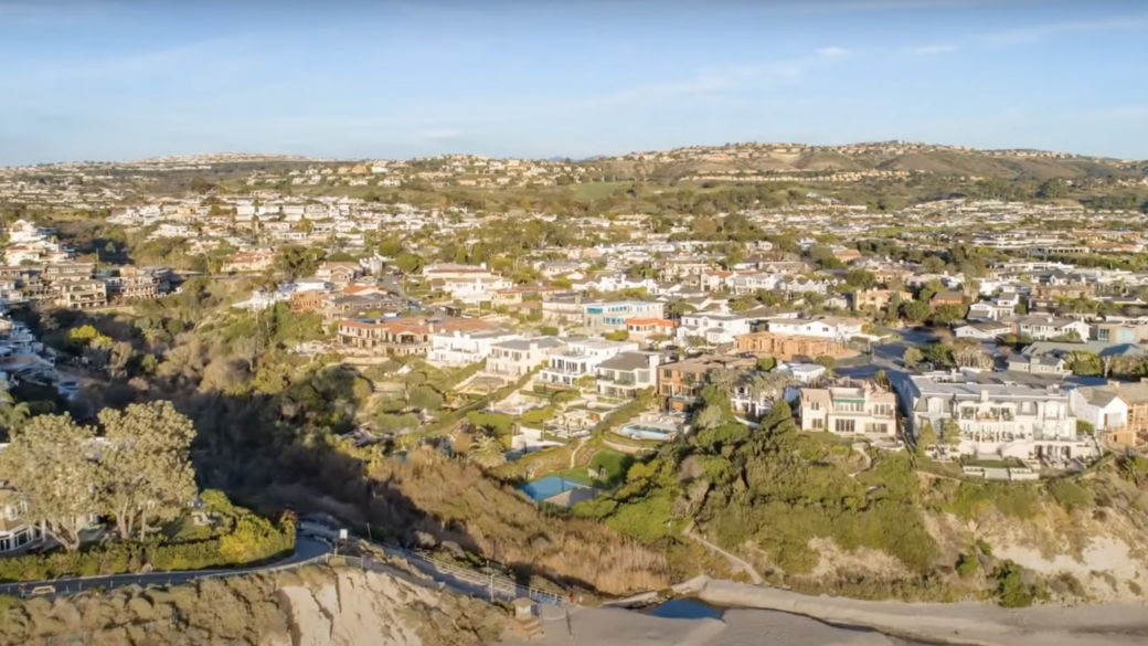 Orange County aerial view