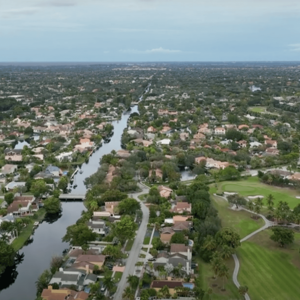 Plantation aerial view