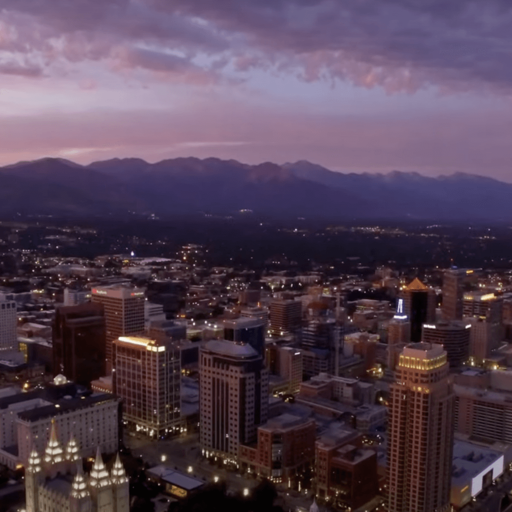 Salt Lake City city view