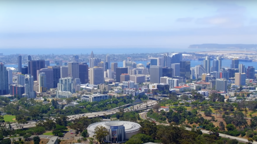 San Diego aerial view