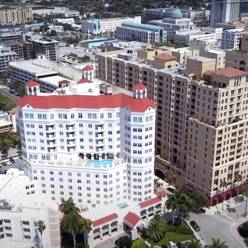 West Palm Beach aerial view 