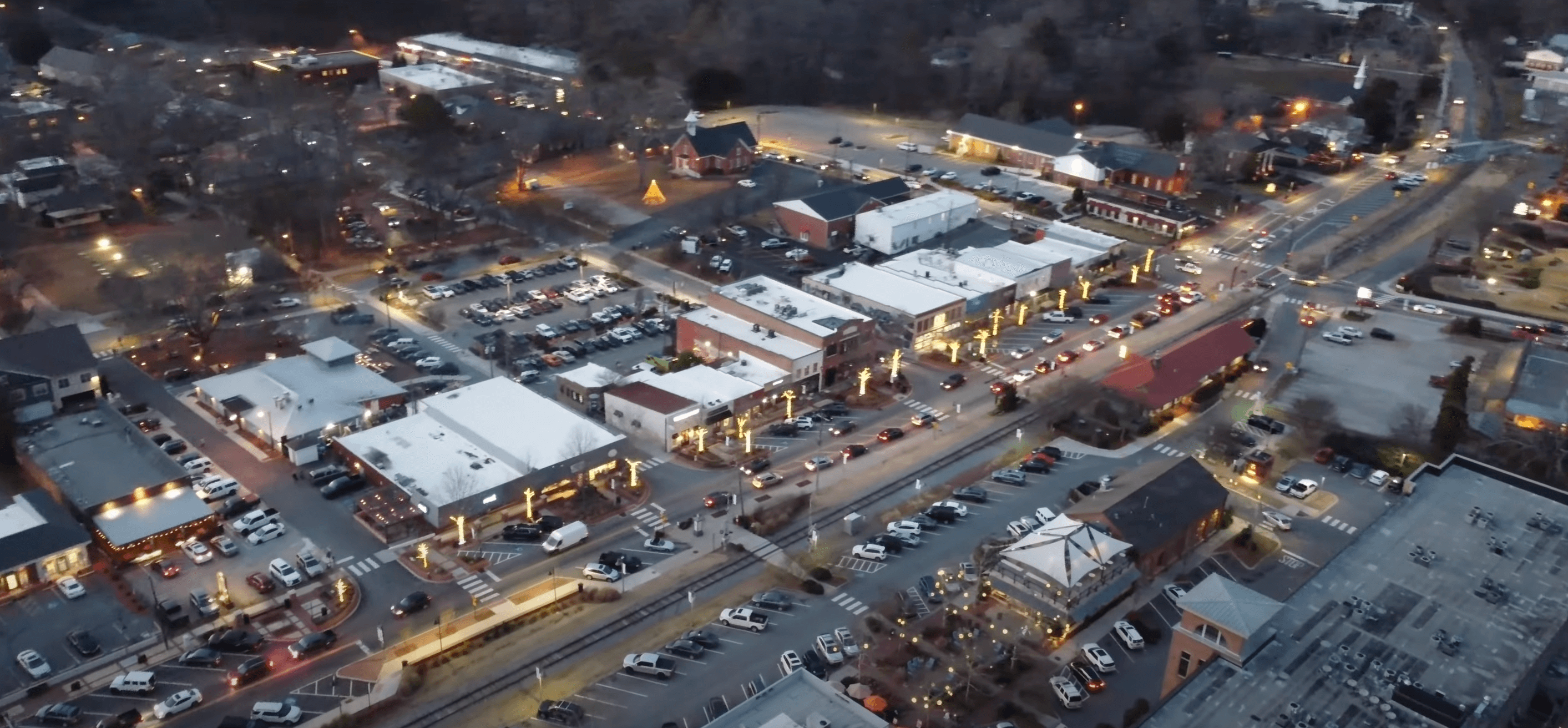 Woodstock aerial view