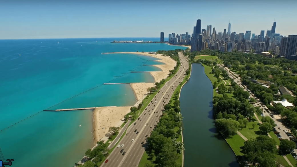 Illinois aerial view