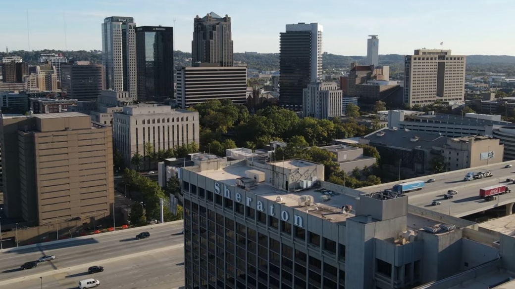 Aerial view of Birmingham, Alabama