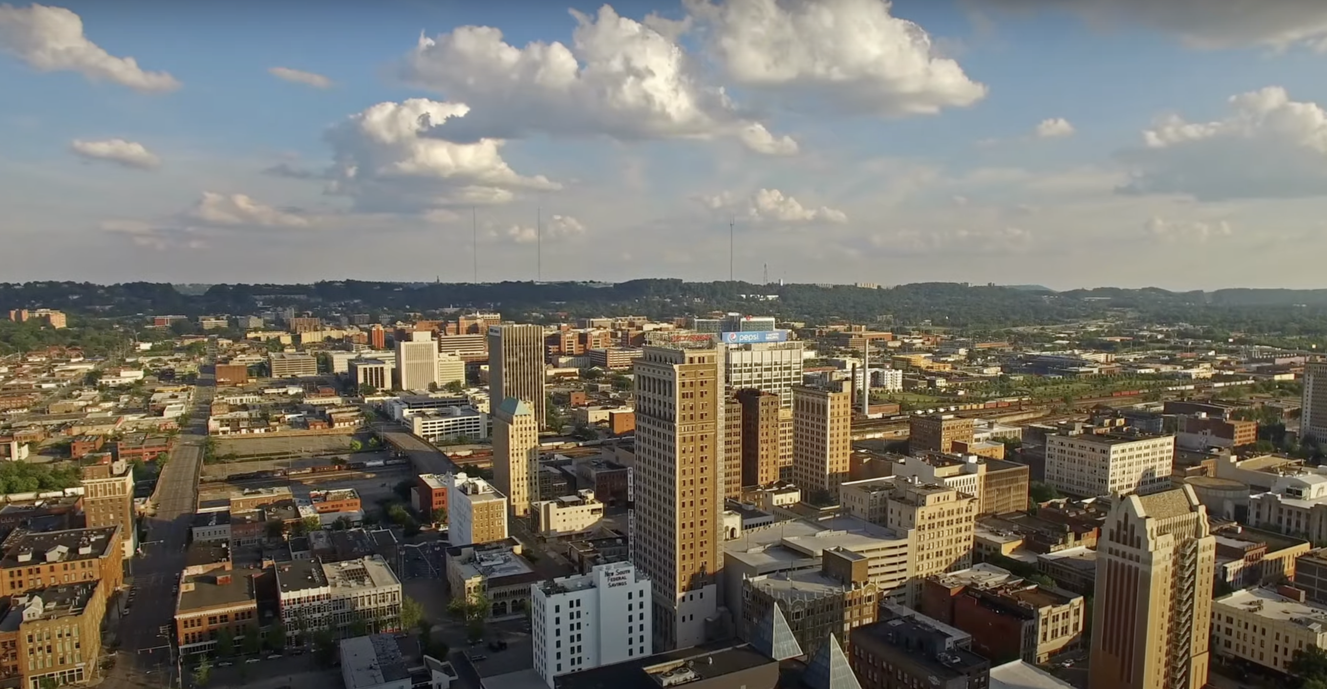 Birmingham aerial view