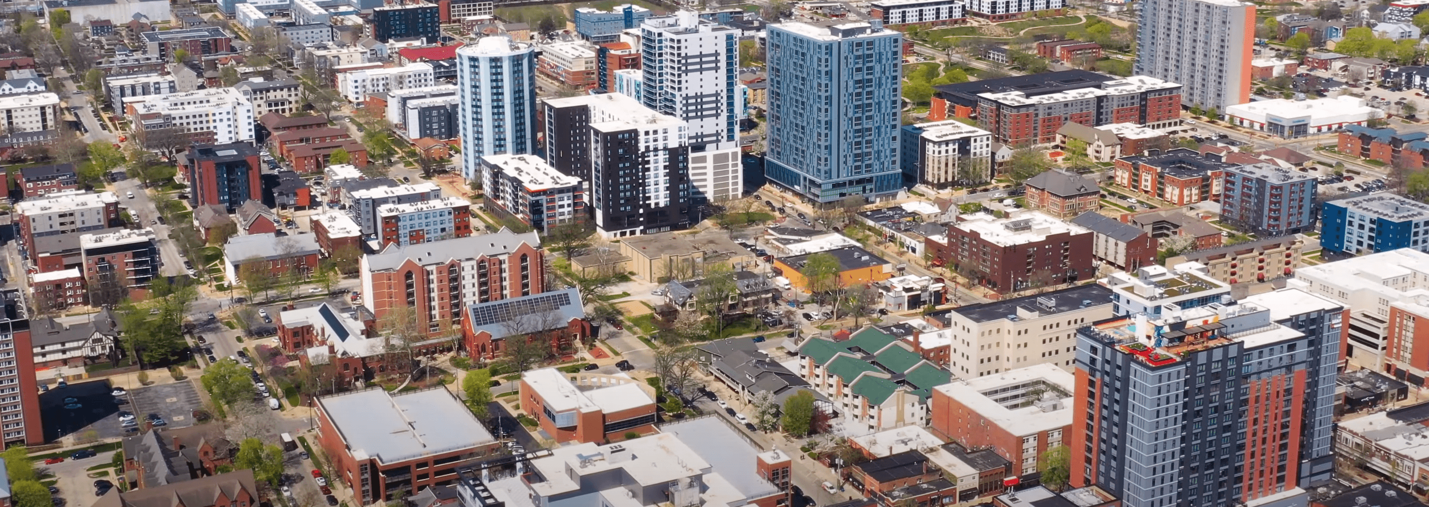 Champaign aerial view