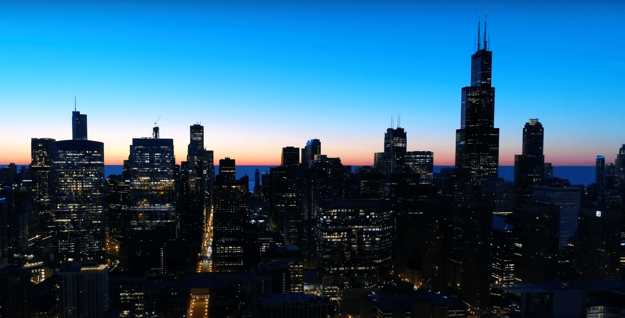 Chicago aerial view