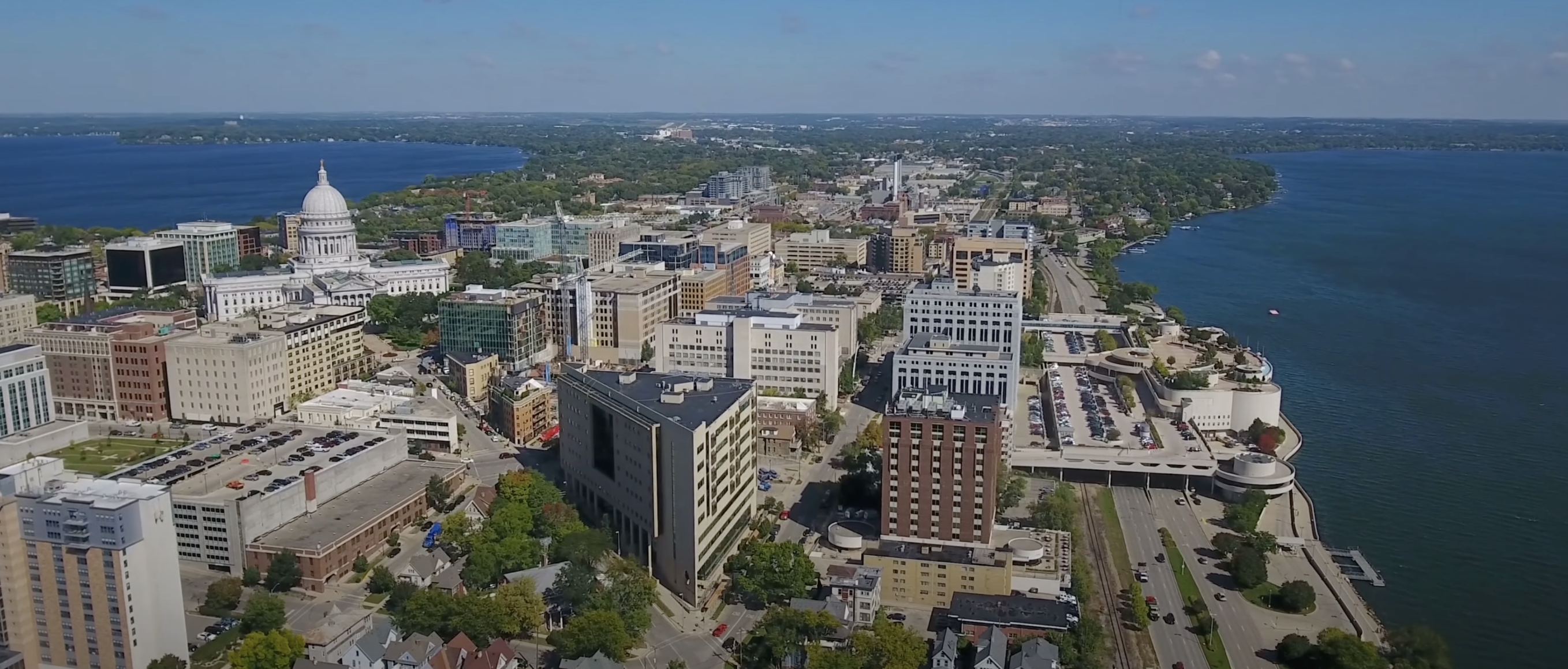 Madison aerial view