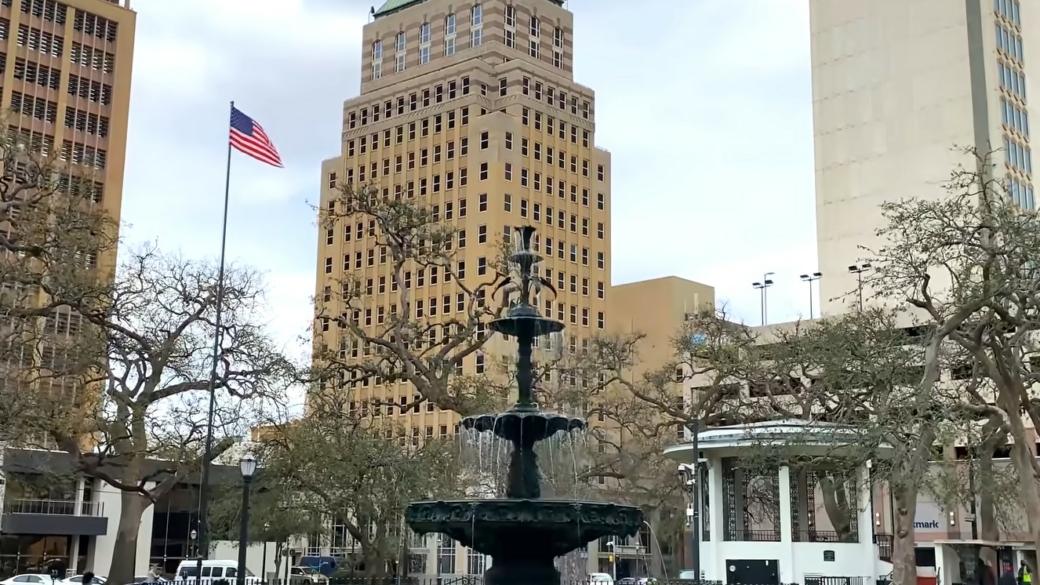 Fountain in Mobile, Alabama