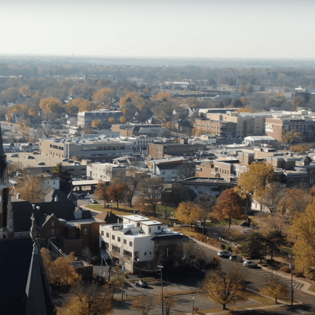 Naperville aerial view