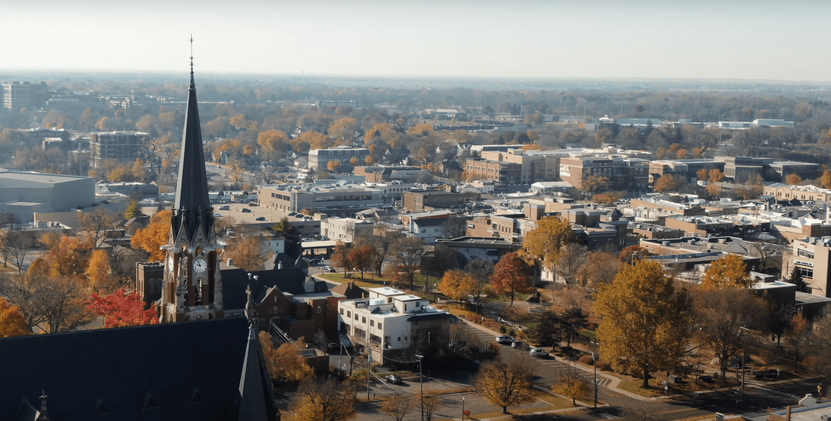 Naperville aerial view