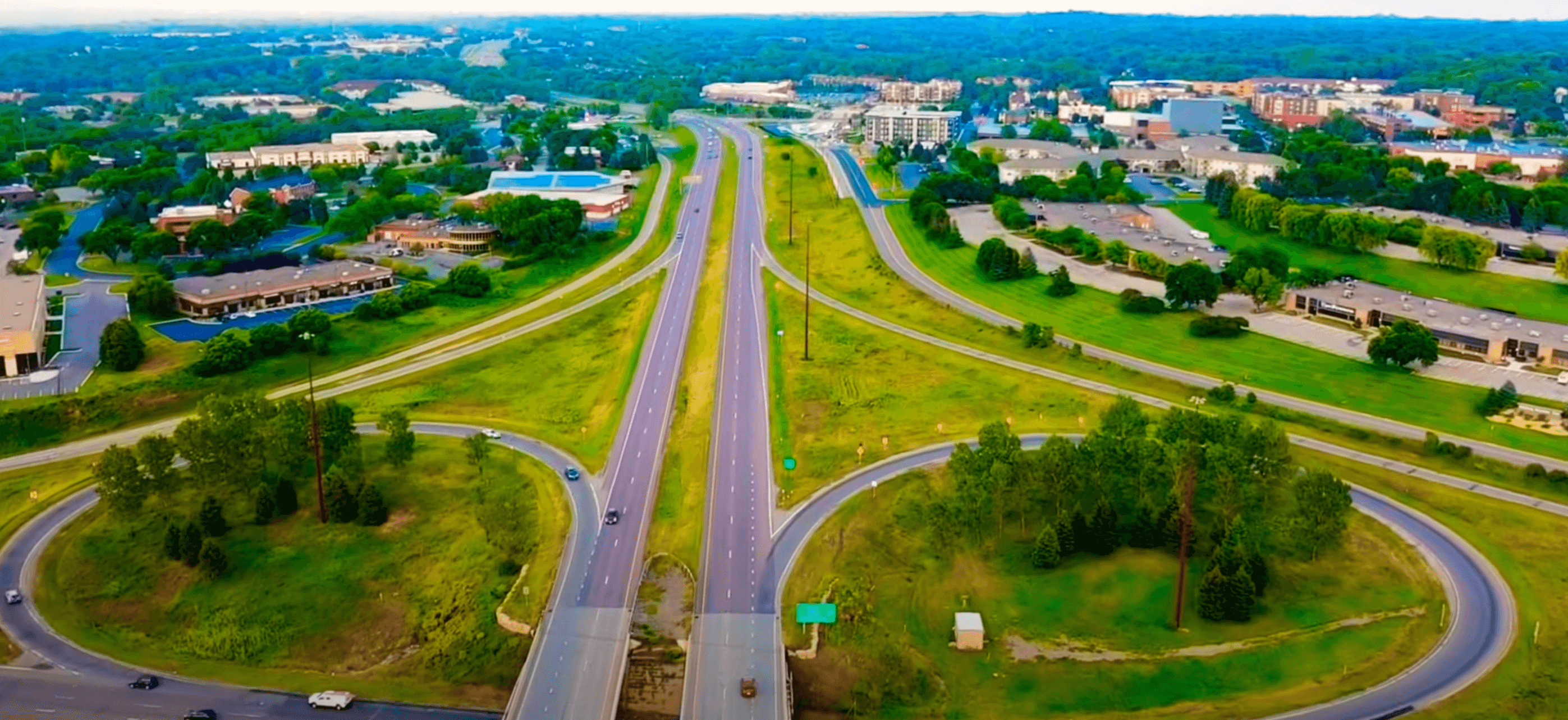 I-35W and Hwy 13. Minnesota State Highway