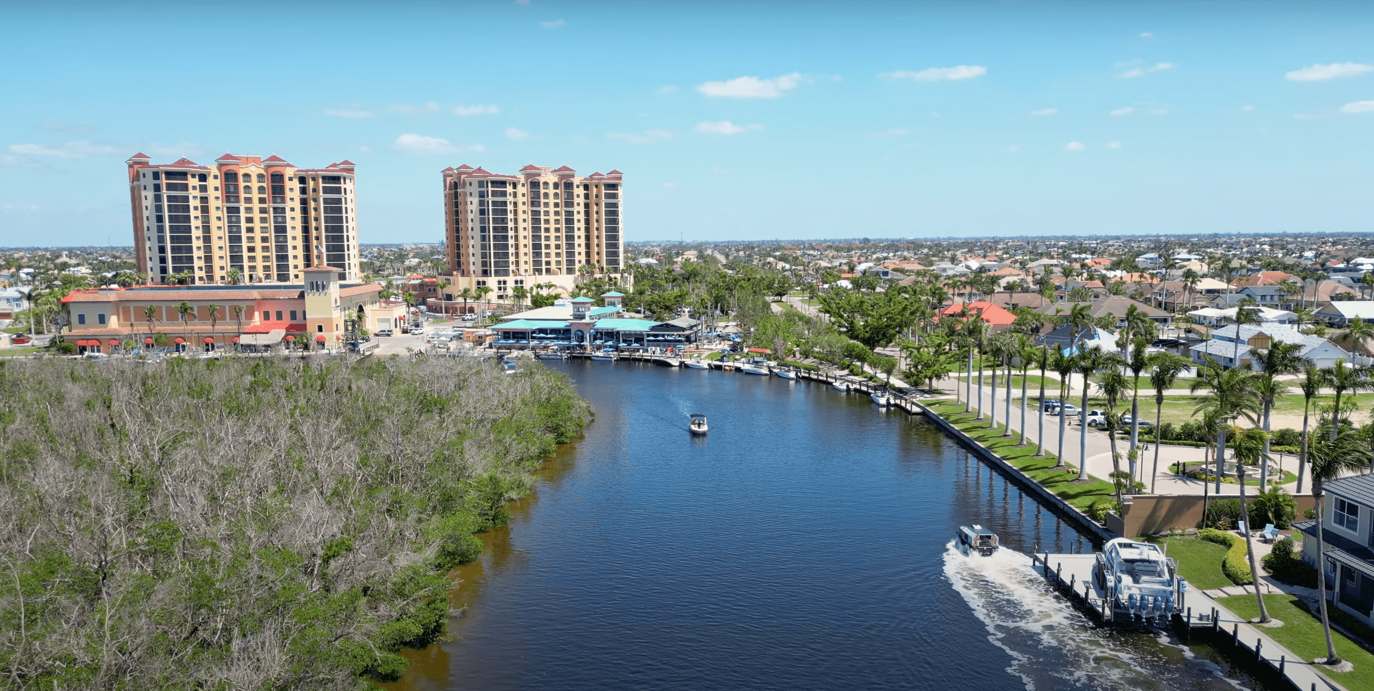 Cape Coral aerial view 