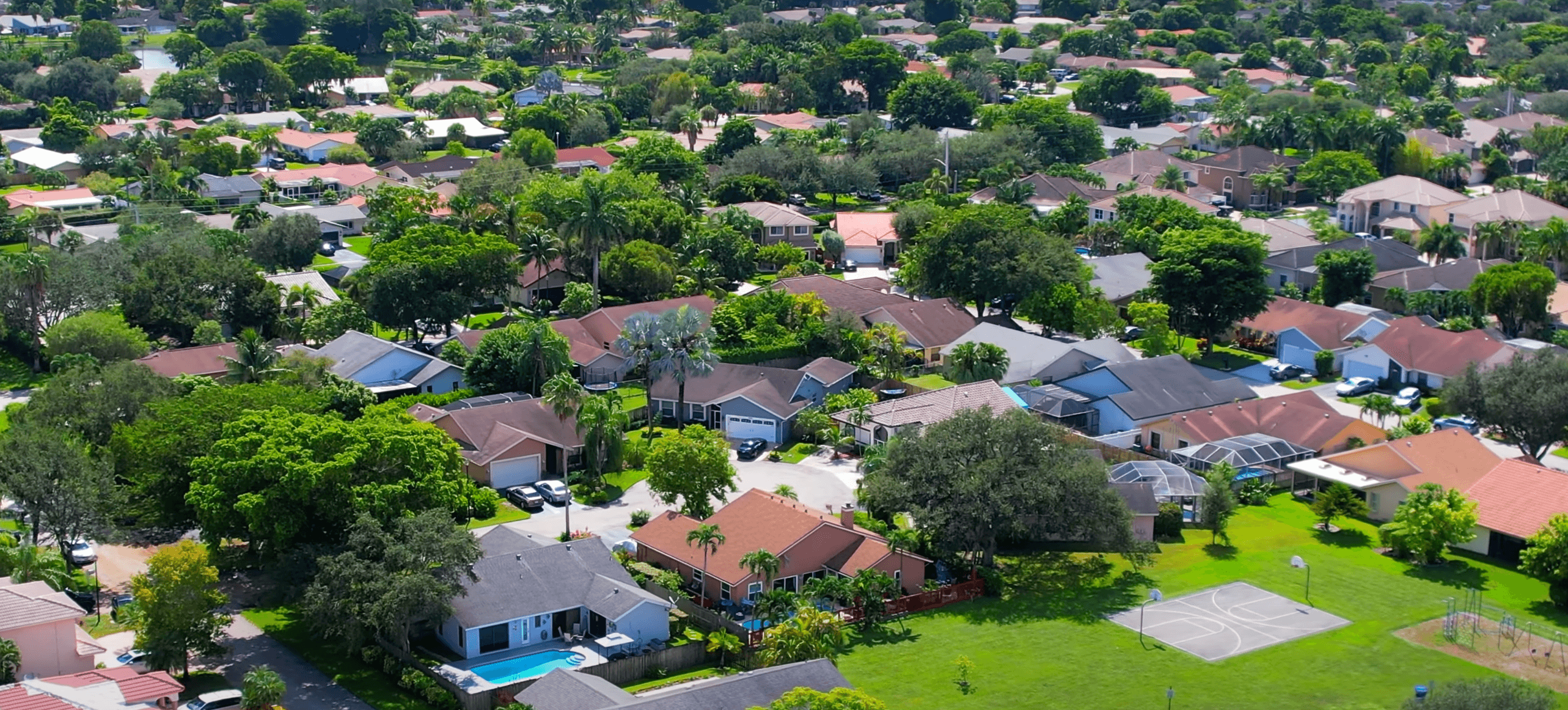 Coral Springs aerial view