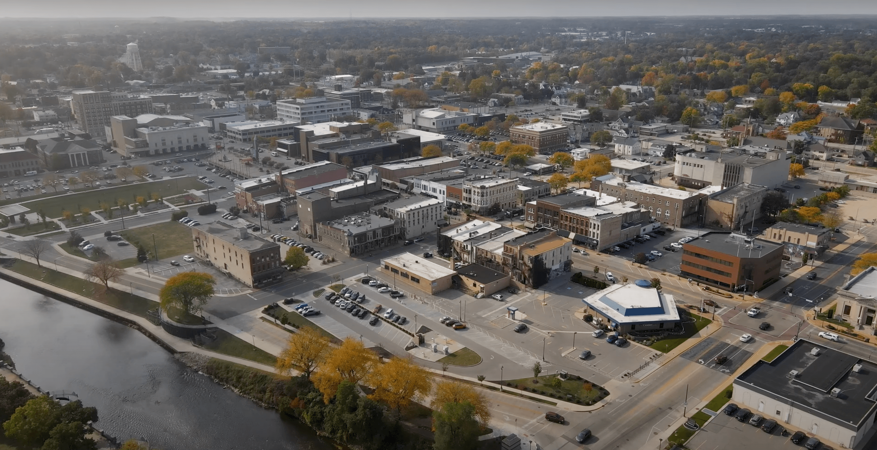 Elkhart aerial view