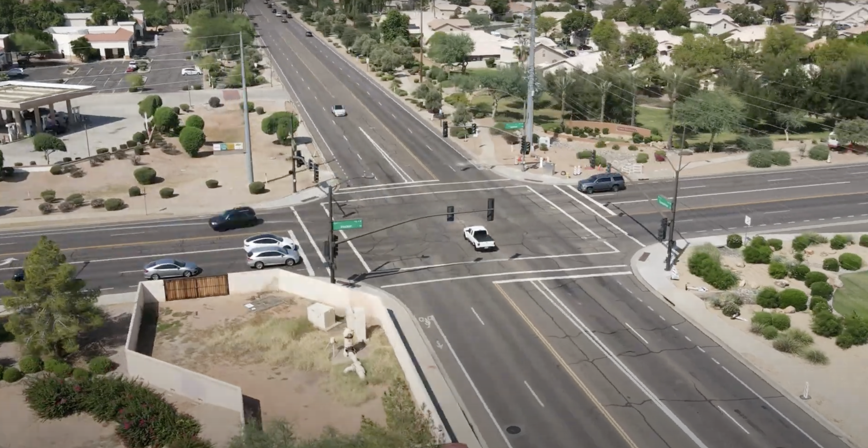 Gilbert aerial view