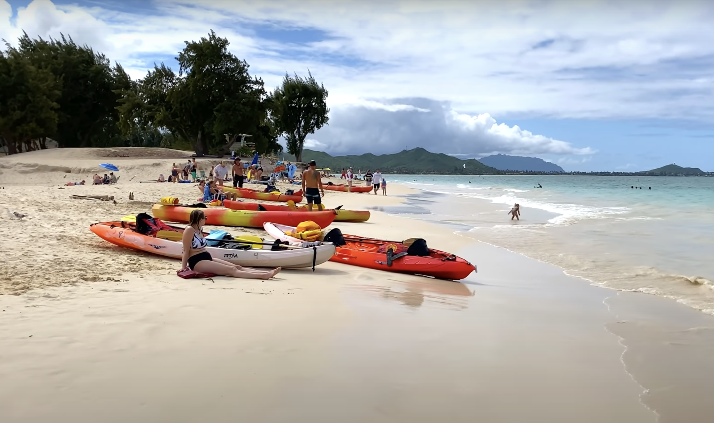 Kailua, Oahu beach