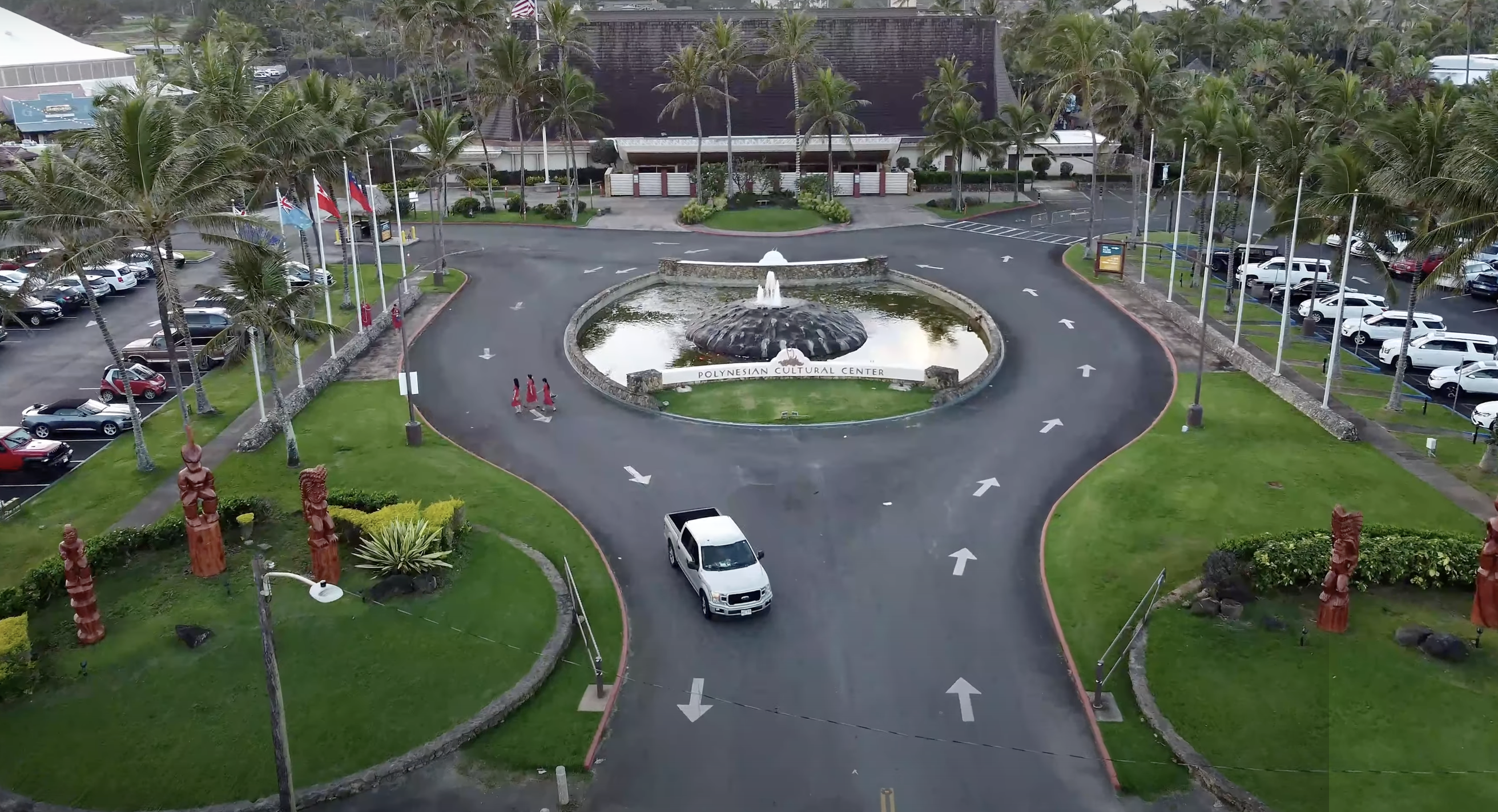 Kapolei, Oahu road view