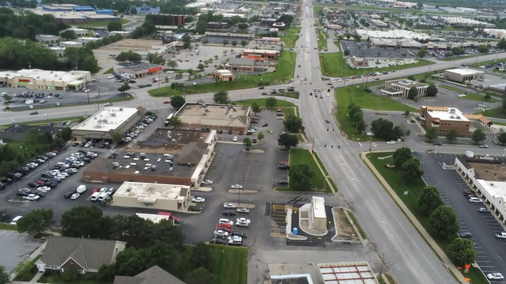 Aerial view of Liberty Missouri