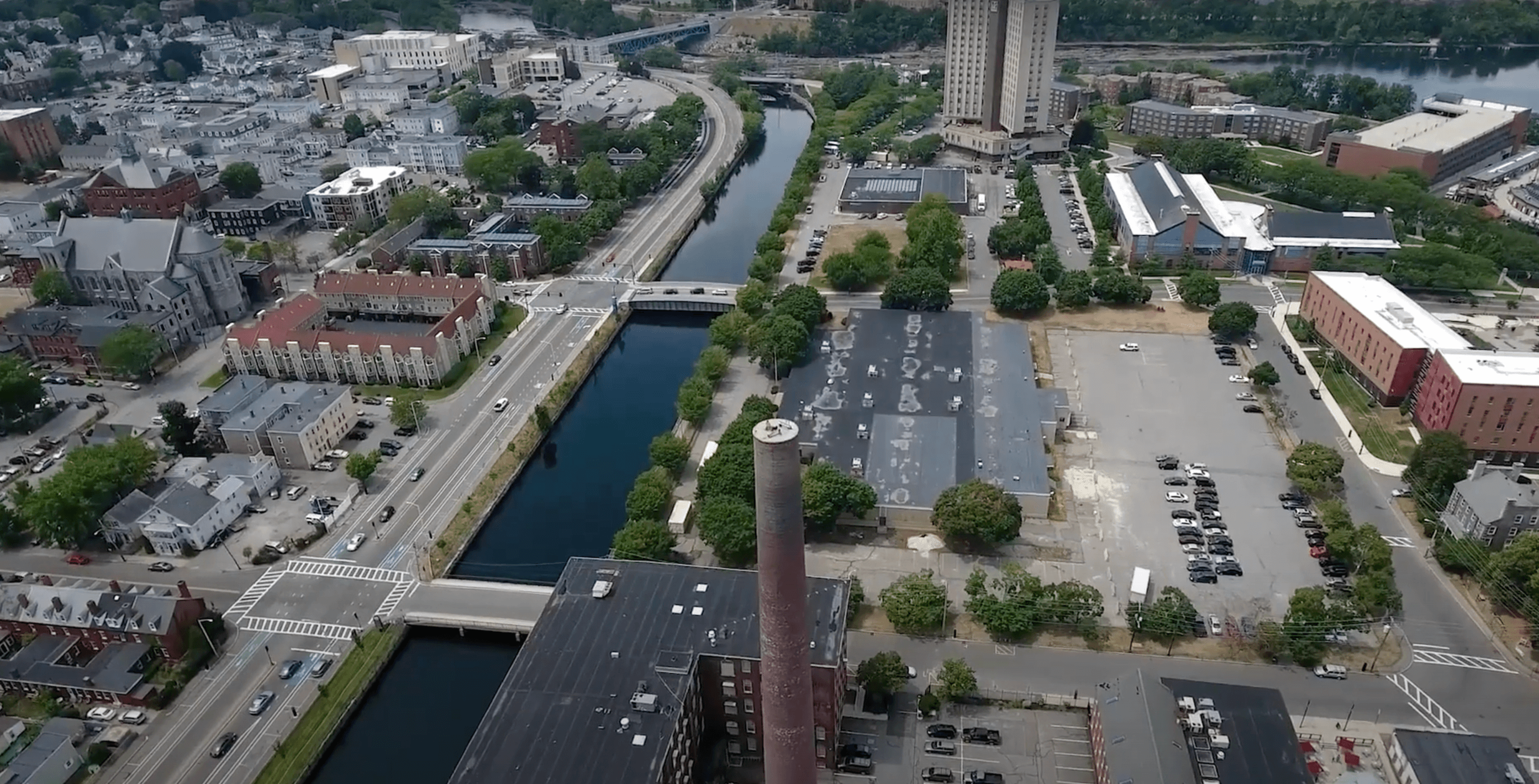 Lowell aerial view 