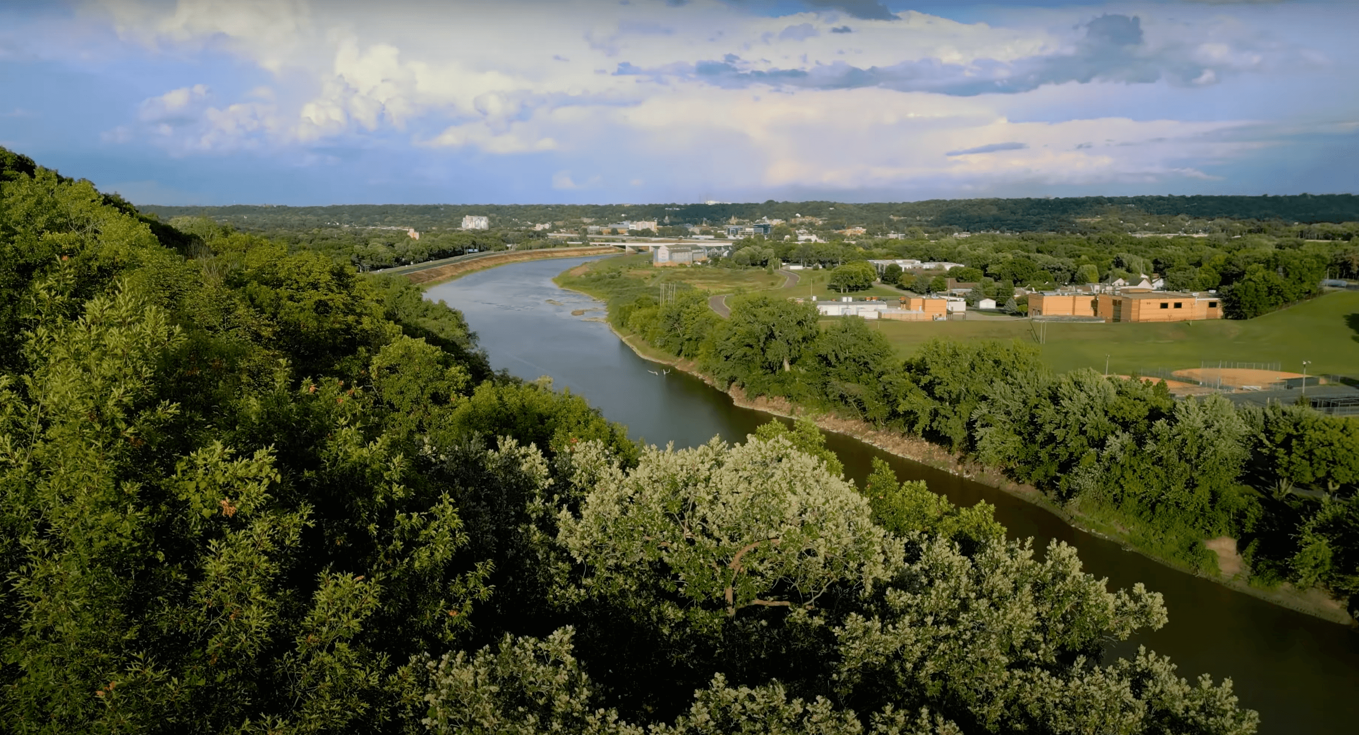 Mankato aerial view