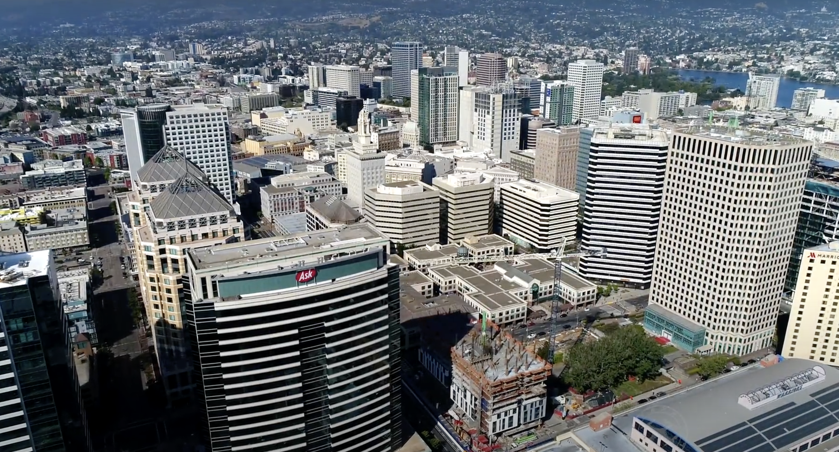 Oakland aerial view