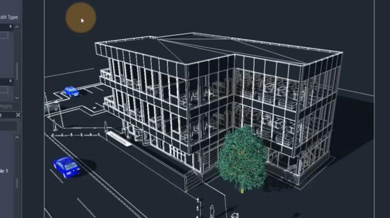 Building created on Revit