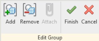 Use of the create group command in Revit