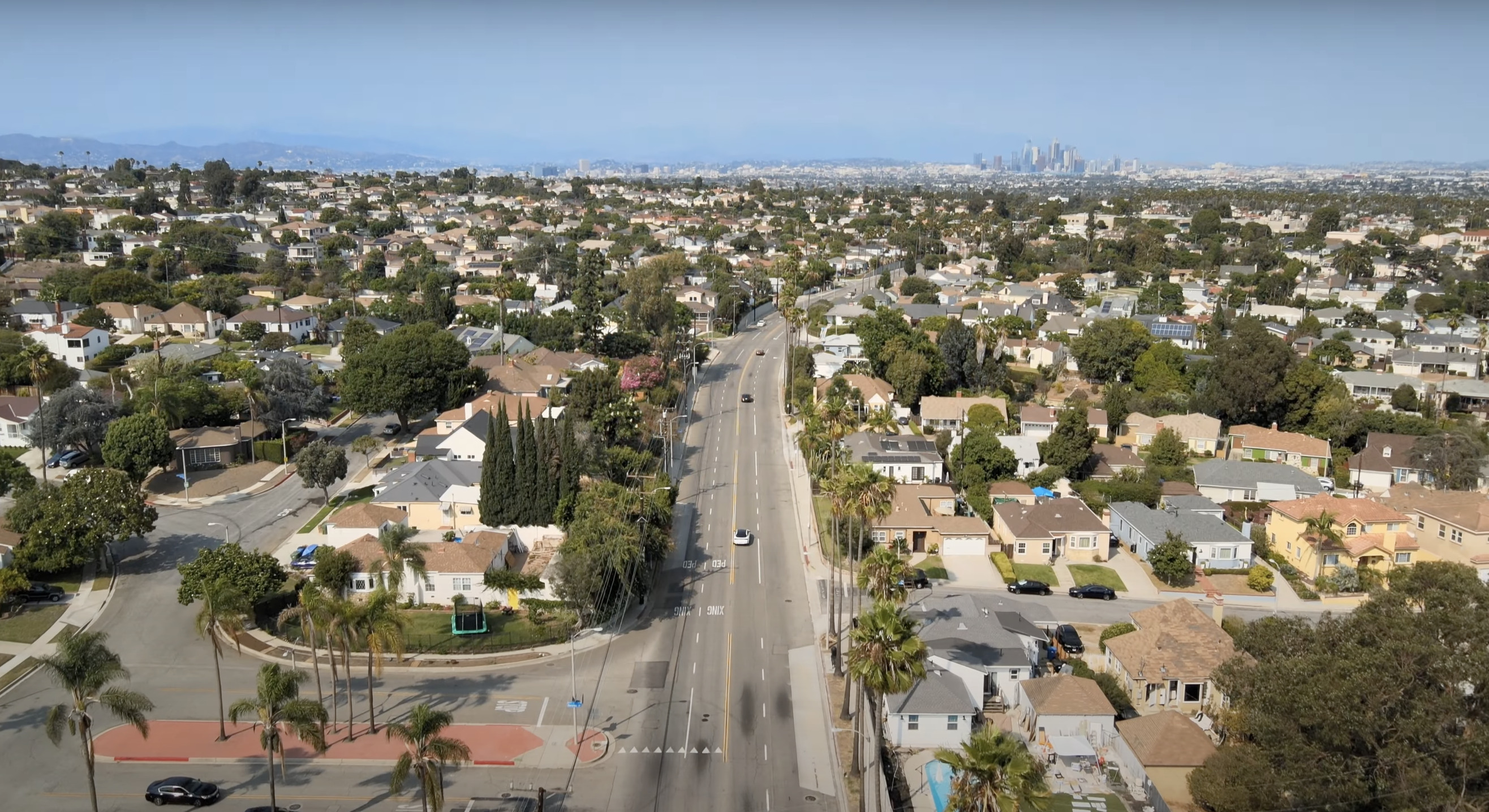 Windsor Hills / Viewpark area of south west Los Angeles