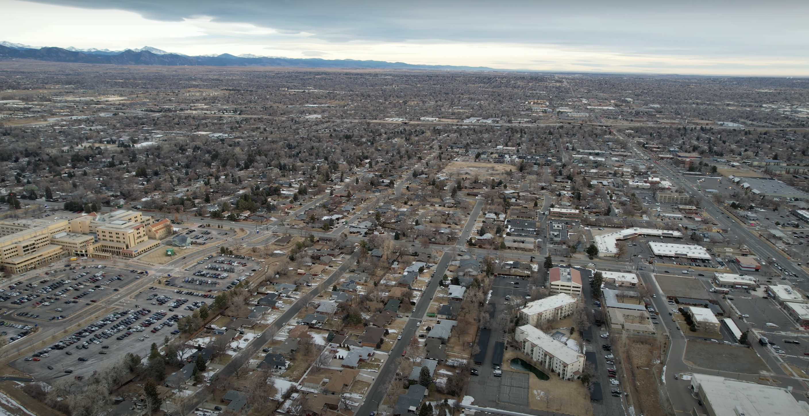 Wheat Ridge aerial view